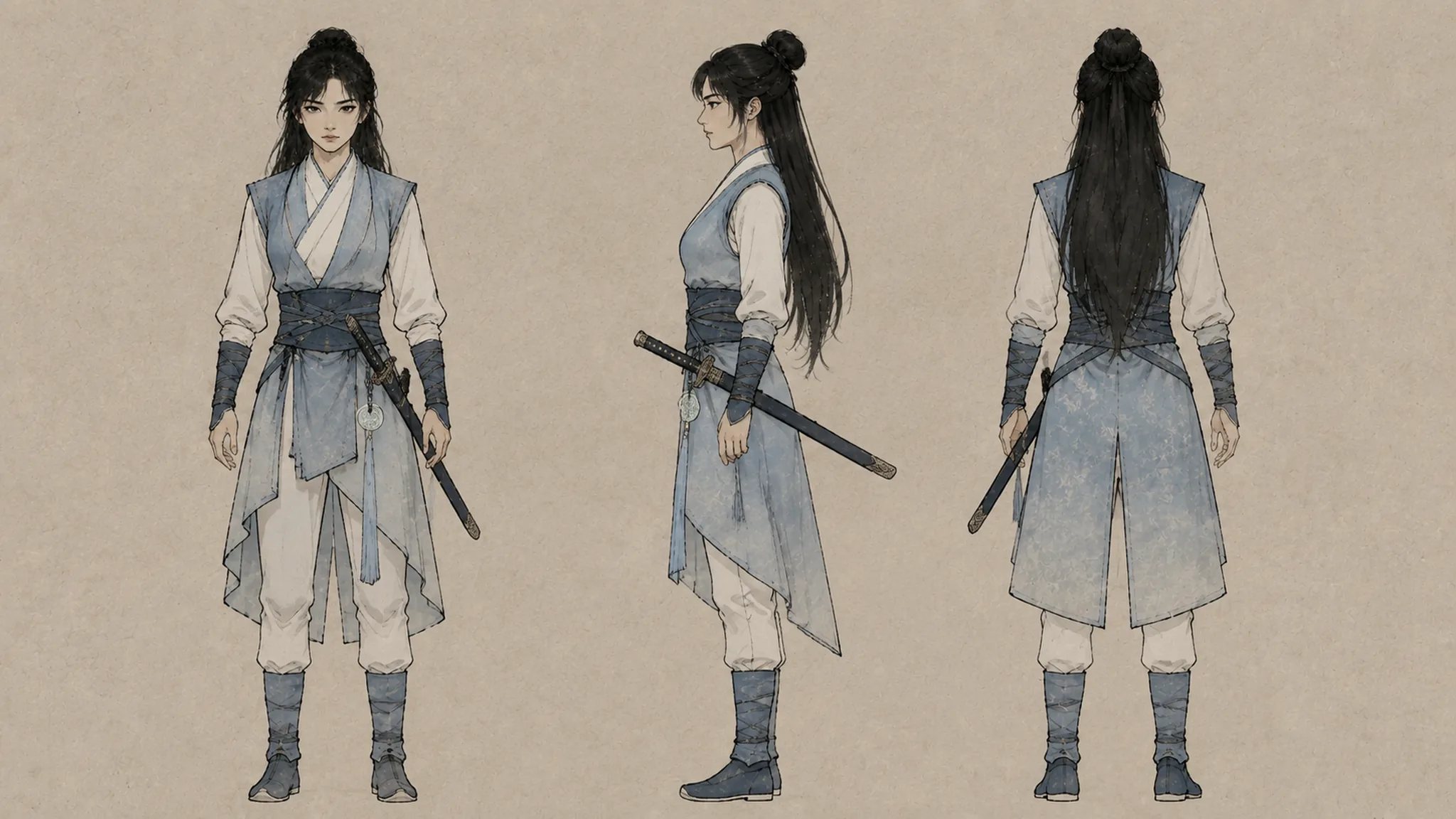 师妹 · 蓝白角色设定