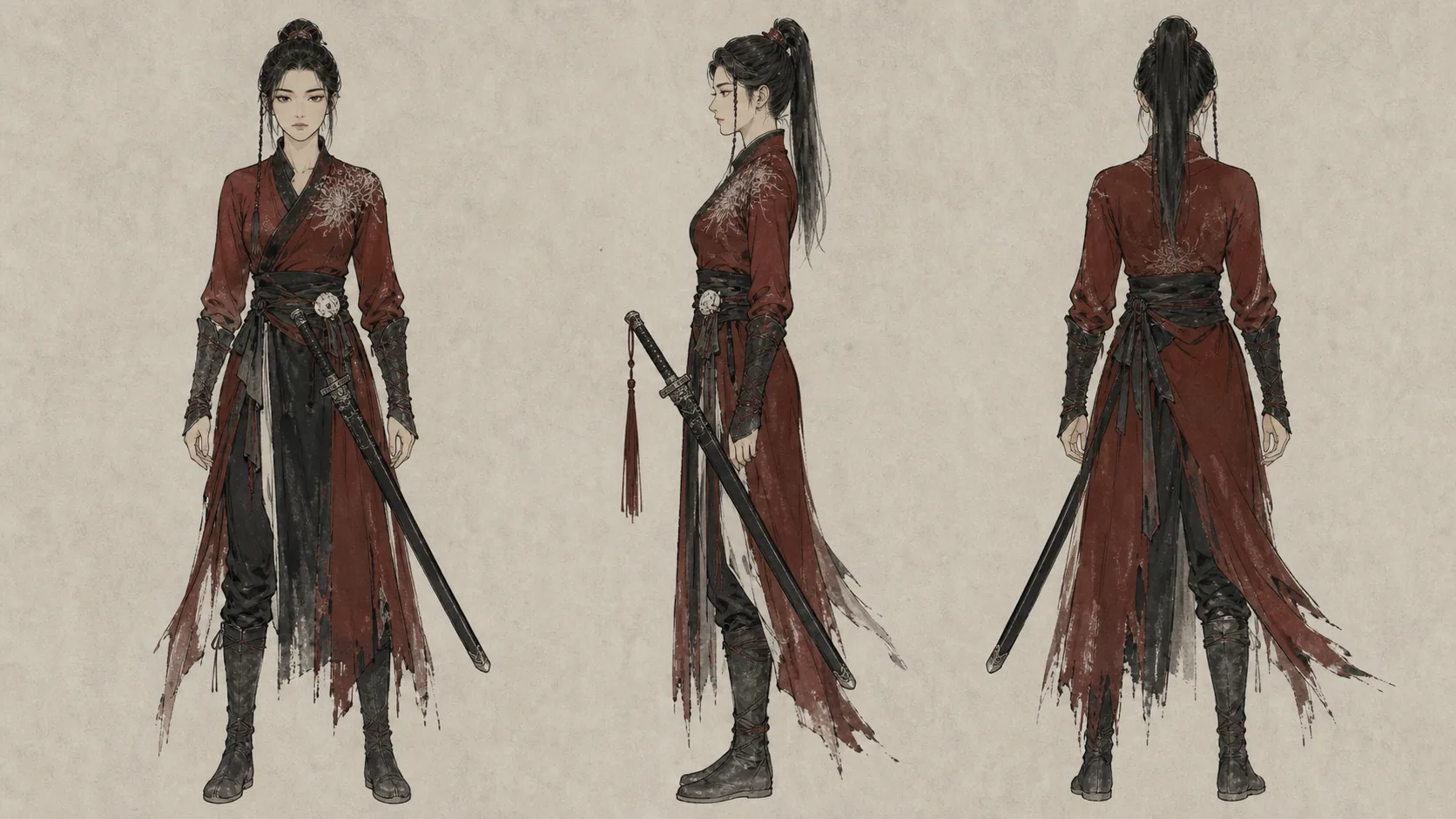 师姐 · 红黑角色设定